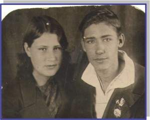 Зинов Михаил и Лобузнова Федосья, 28 мая 1939 года.