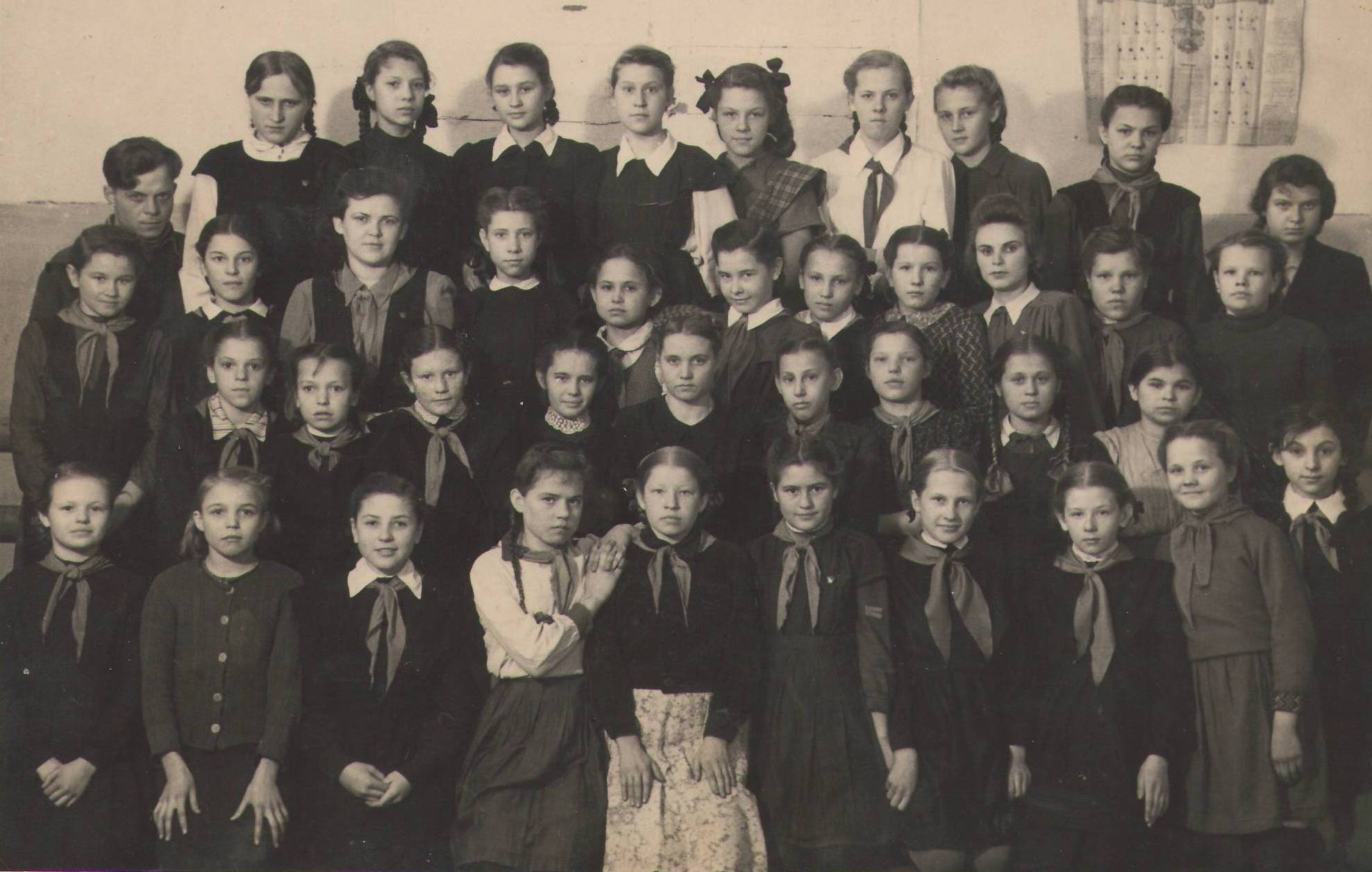 1950 год 6 в кл. школа 16 Кемерово