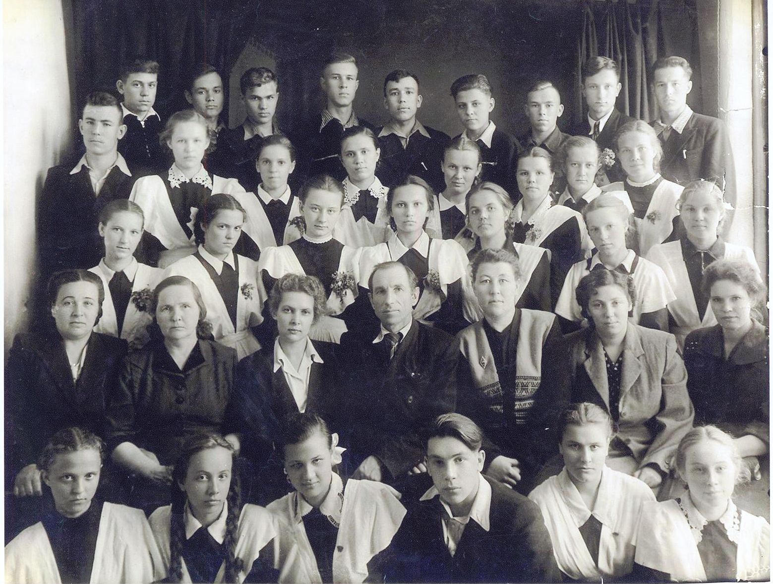 1955 год 10 кл. школа 16 Кемерово