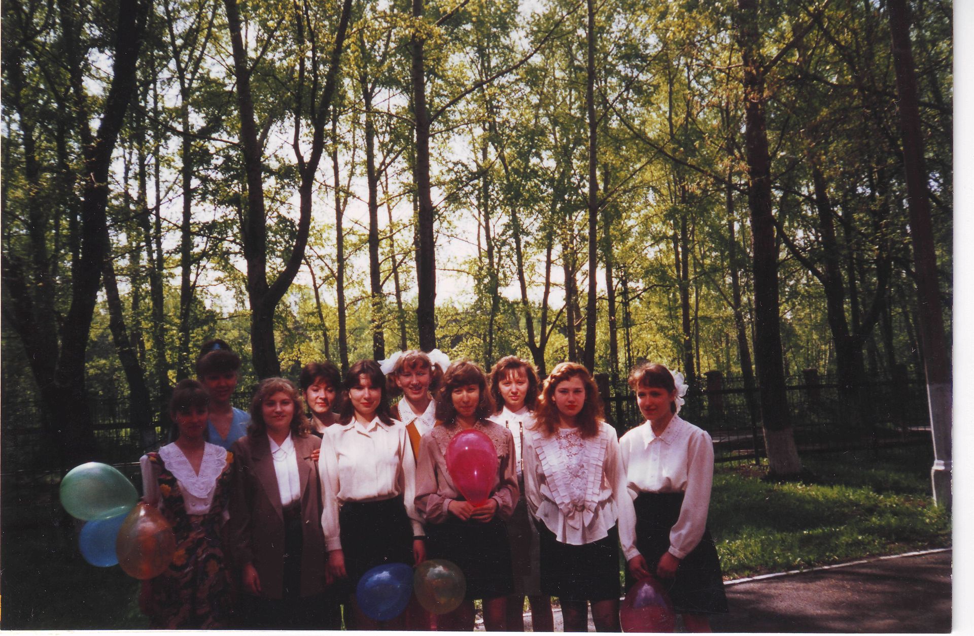 1996 год девушки школа 16 Кемерово
