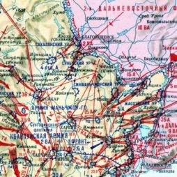 Маньчжурская наступательная операция. 9 августа - 2 сентября 1945 г. Схема.