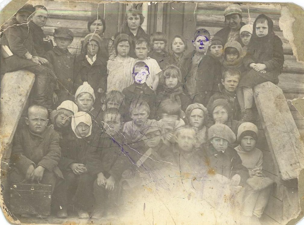 1931 весна 1 кл. школа 16 Кемерово из архива семьи Измаденовых