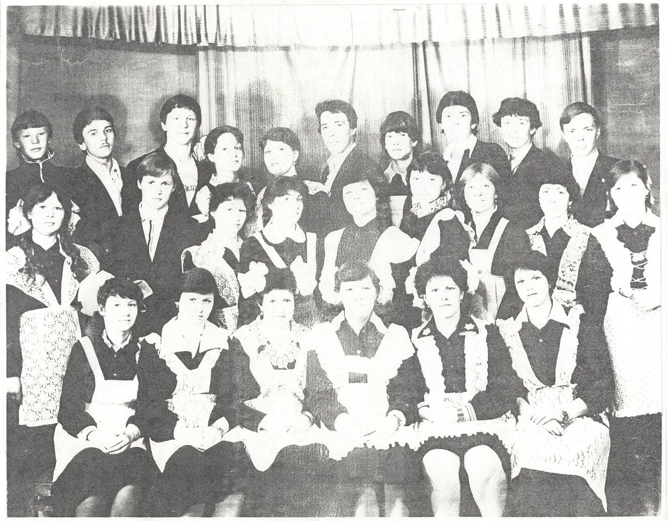 1982 год 10 кл учитель Буданаева Скворцова Нина Александровна школа 16 Кемерово